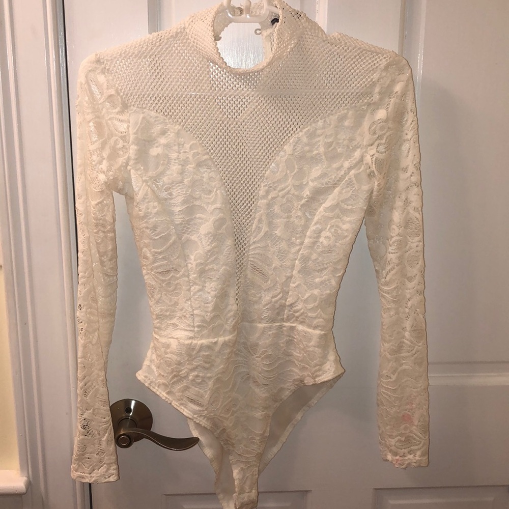 White Lace Body Suit